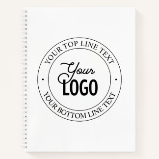 Makkelijke logo-vervanging en aanpasbare tekst | W Notitieboek