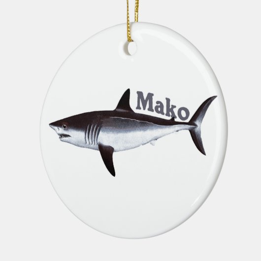 Mako Shark Keramisch Ornament (Links)