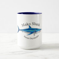 mako shark koffie - mok