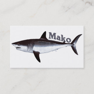 Mako Shark Visitekaartje