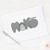 MAKO Slap Ovale Sticker (Envelop)