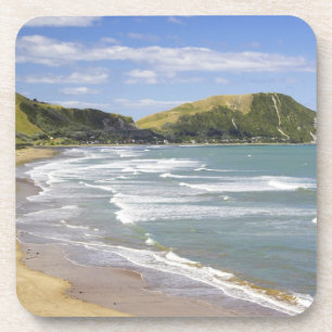 Makorori Beach bij Gisborne, Eastland, Nieuw 2 Bier Onderzetter