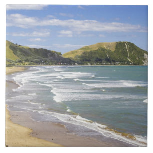 Makorori Beach bij Gisborne, Eastland, Nieuw 2 Tegeltje