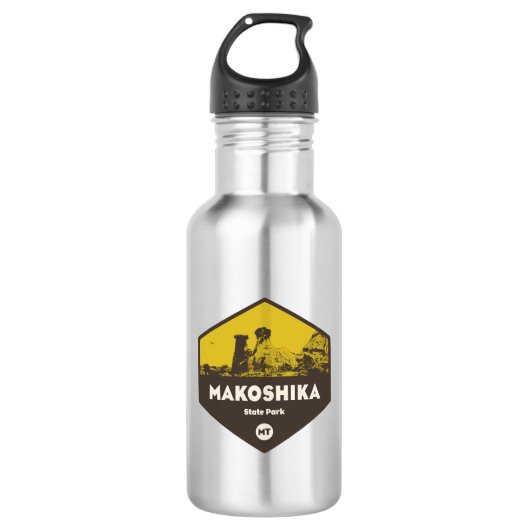 Makoshika State Park, Montana Waterfles (Voorkant)