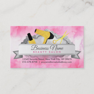 Makover Stylist Salon Slogans Visitekaartjes