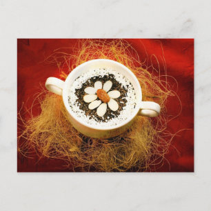 Makówki Dessert in Dubbele Behandelde Mok Briefkaart