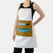 Makreel op snijbord schort (Insitu)