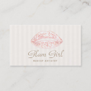  makreel roze lips strips visitekaartje