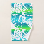 Makua Monstera Tropical Hawaiian Stried Blend (Serviette à main)