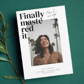 Mal ! Faire-part photo de diplôme