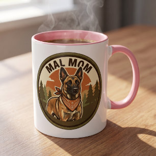 Mal Moeder Koffiemok Belgische Malinois Moeder Mal Mok