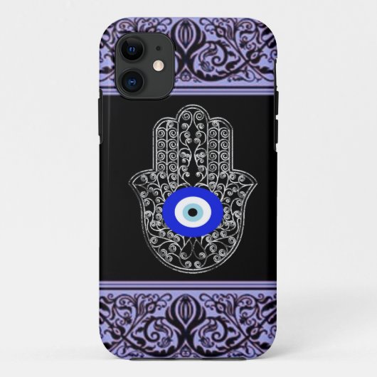 mal oeil hamsa henna iPhone 5 coque (Dos)