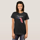 Malabar Florida USA T-shirt (Voorkant volledig)