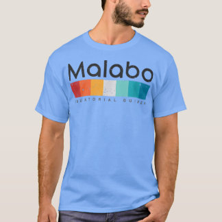 Malabo Equatorial Guinea Retro Design T-shirt