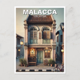 Malacca Historic House Shophouse Maleisië Briefkaart