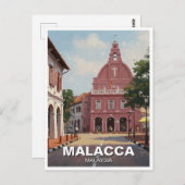 Malacca Maleisië Briefkaart (Voorkant / Achterkant)