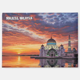 Malacca Straits Mosque Malaysia Postcard Magneet