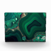 Malachiet Cu6CO3(OH)2 Fotoblokken (Voorkant)