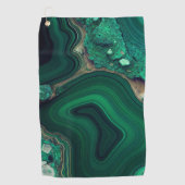 Malachiet Cu6CO3(OH)2 Golfhanddoek (Voorkant)