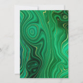 Malachiet en Gouden Agaat Beperkte Gastlijst Aankondiging (Achterkant)