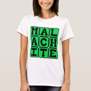 Malachiet, Groene Kleur T-shirt