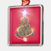 Malachietkerst Metalen Ornament (Links)