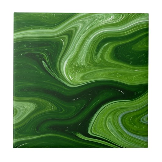 malachiettegels maken kunst beleefd tegeltje (Voorkant)