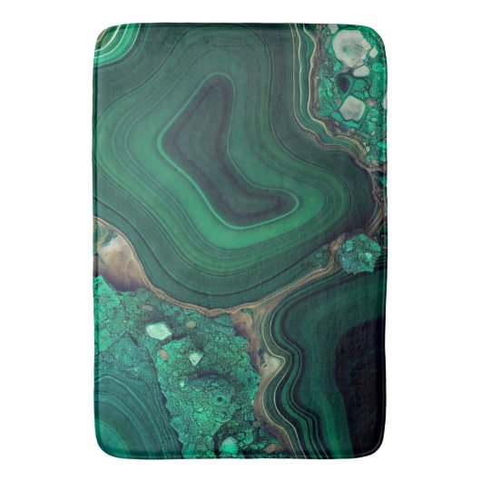 Malachite Bath Mat (Voorkant Verticaal)