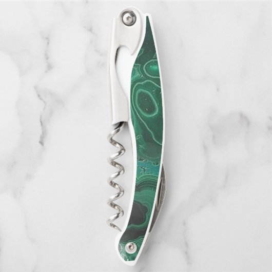 Malachite Geode Hoesje-Mate iPhone Case Kurkentrekker (Voorkant)