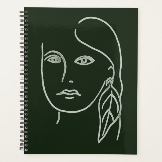 Malachite Portrait Planner (Voorkant)