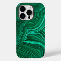 Malachite Slice Mineral Stone Phone Case