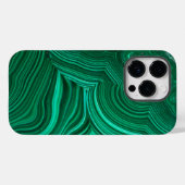 Malachite Slice Mineral Stone Phone Case (Achterkant (horizontaal))