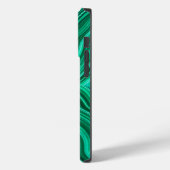 Malachite Slice Mineral Stone Phone Case (Achterkant / Links)