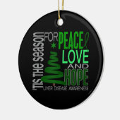 Maladie du foie Noël 1 Ornements (Gauche)