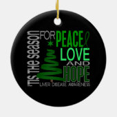 Maladie du foie Noël 1 Ornements (Dos)