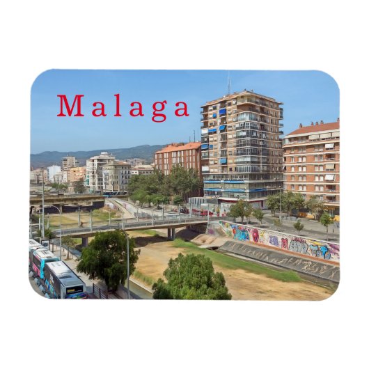 Malaga. #13. magneet (Horizontaal)