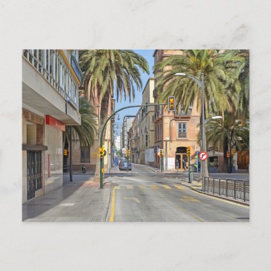 Malaga. #14.   briefkaart (Voorkant)