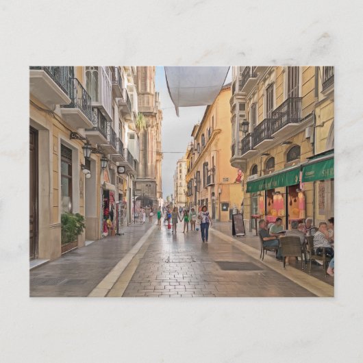 Malaga. #25.   briefkaart (Voorkant)