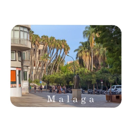 Malaga. #27. magneet (Horizontaal)