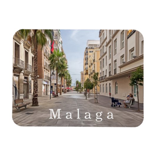 Malaga. #31. magneet (Horizontaal)