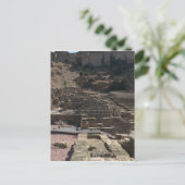 Malaga; amfitheater briefkaart (Staand voorkant)