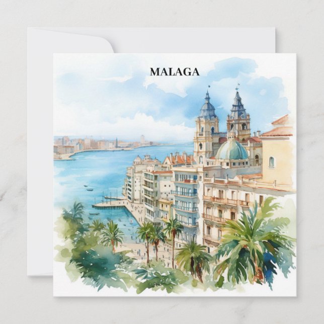 Malaga Andalusia Spain Travel  (Voorkant)