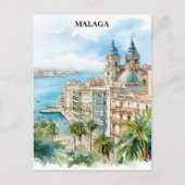 Malaga Andalusië Spanje Reizen Briefkaart (Voorkant)