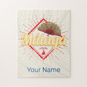 Malaga Andalusië Spanje Retro Flamenco Vintage Legpuzzel