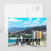 Malaga Briefkaart (Voorkant / Achterkant)