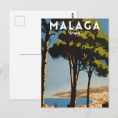Malaga Briefkaart (Voorkant / Achterkant)