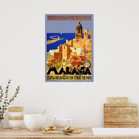 MALAGA POSTER (Keuken)