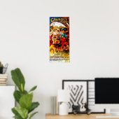 Malaga Spain ~  Automobile Advertisement Poster (Thuiskantoor)