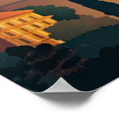 Malaga Spain vintage Poster (Hoek)