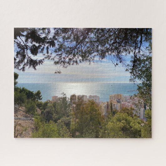 Malaga Spanje, aan de Middellandse Zeekust Legpuzzel (Horizontaal)